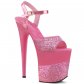 extra vysoké dámské boty s glitry Flamingo-809-2g-png - Velikost 35