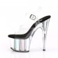 vysoké dámské sandály se stříbrnými hologramy Adore-708hgi-cs - Velikost 38