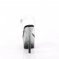 vysoké dámské stříbrné sandály s glitry Adore-708ss-cbsg - Velikost 40