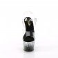 vysoké dámské stříbrné sandály s glitry Adore-708ss-cbsg - Velikost 40