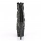 černé kotníkové kozačky s kamínky Adore-1031gm-bfars - Velikost 39