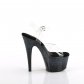 vysoké dámské černé sandály s glitry Adore-708ss-cbg - Velikost 39