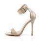 béžové dámské sandálky Amuse-10-cr - Velikost 45