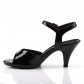 černé dámské páskové sandálky Belle-309-b - Velikost 35