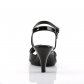 černé dámské páskové sandálky Belle-309-b - Velikost 44