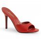 červené dámské pantoflíčky Classique-01-rpu - Velikost 44