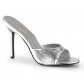 stříbrné dámské pantoflíčky Classique-01-smpu - Velikost 35