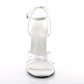 bílé sandálky na vysokém jehlovém podpatku Domina-108-w - Velikost 40