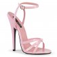 růžové sandálky na vysokém jehlovém podpatku Domina-108-bp - Velikost 45