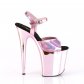 extra vysoké dámské růžové sandále Flamingo-809hg-bphgbpch - Velikost 40