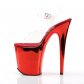 červené boty na extra vysokém podpatku Flamingo-808-crch - Velikost 40