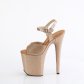 extra vysoké hnědé sandále s glitry Flamingo-809gp-gg - Velikost 38