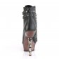 černé dámské kotníkové boty Muerto-1001-bpupwch - Velikost 42