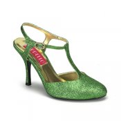 luxusní zelené sandálky Violette-12G-GRN