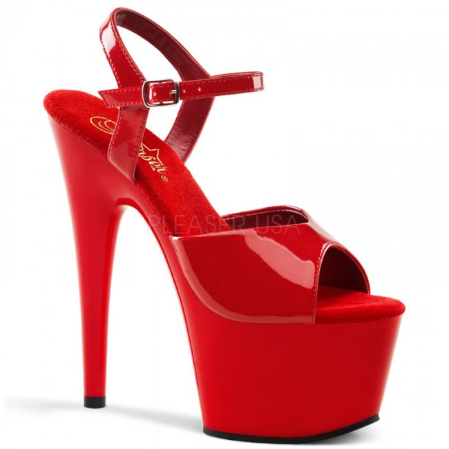 červené sandále Adore-709-r - Velikost 42