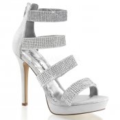 stříbrné luxusní sandály Lumina-30-sf