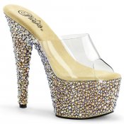 zlaté boty na podpatku s kamínky Bejeweled-701ms-cgrs