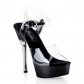 Allure-608-cb elegantní boty na středně vysokém podpatku - Velikost 41