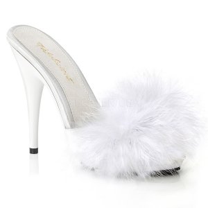 bílé erotické boty s labutěnkou Poise-501f-wsa