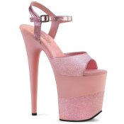extra vysoké dámské boty s glitry Flamingo-809-2g-bpg