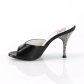 černé dámské pantoflíčky s kamínky Monroe-05-bpu - Velikost 38