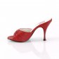 červené dámské pantoflíčky Monroe-01-rpu - Velikost 35