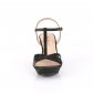 černé dámské sandálky na klínku Silvie-20-bfa - Velikost 36