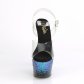 vysoké dámské modré sandály s glitry Adore-708ss-cbblug - Velikost 36
