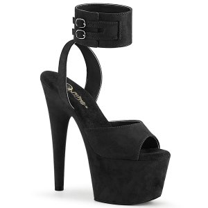 vysoké černé dámské sandále Adore-791fs-bfs