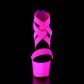 dámské růžové UV sandály na vysoké platformě Adore-769uv-nhpelspt - Velikost 37