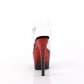 vysoké dámské červené sandály s glitry Adore-708ss-cbrg - Velikost 38