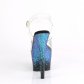 vysoké dámské modré sandály s glitry Adore-708ss-cbblug - Velikost 35