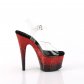 vysoké dámské červené sandály s glitry Adore-708ss-cbrg - Velikost 36