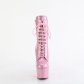 dámské růžové kotníkové kozačky s glitry Adore-1020gp-bpg - Velikost 35