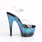 vysoké dámské modré sandály s glitry Adore-708ss-cbblug - Velikost 41