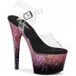 vysoké dámské růžové sandály s glitry Adore-708ss-cbpg - Velikost 36