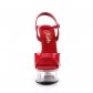 červené sandály na podpatku Captiva-609rc - Velikost 41