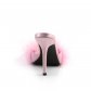 dámské růžové pantoflíčky s labutěnkou Classique-01f-bppuf - Velikost 40