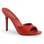 červené dámské pantoflíčky Classique-01-rpu