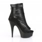 dámské černé kotníkové boty s krajkou Delight-600-27lc-bpufa - Velikost 36
