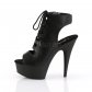 dámské černé kotníkové boty Delight-600-20-bpu - Velikost 44