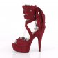 červené dámské sandály Delight-679-byfs - Velikost 35