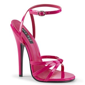 růžové sandálky na vysokém jehlovém podpatku Domina-108-hp
