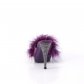 dámské fialové erotické pantofle s kamínky Elegant-401f-pppu - Velikost 36