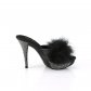 dámské černé erotické pantofle s kamínky Elegant-401f-bpu - Velikost 39