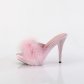 dámské růžové erotické pantofle s kamínky Elegant-401f-bppu - Velikost 35