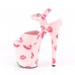 extra vysoké dámské sandále s potisky Flamingo-809kisses-bppu - Velikost 37