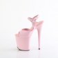 dámské růžové vysoké boty na platformě Flamingo-809-bp - Velikost 36