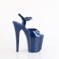 extra vysoké modré sandále s glitry Flamingo-809gp-nbg - Velikost 38