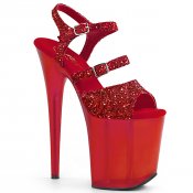 červené boty na extra vysokém podpatku Flamingo-874-rgfror